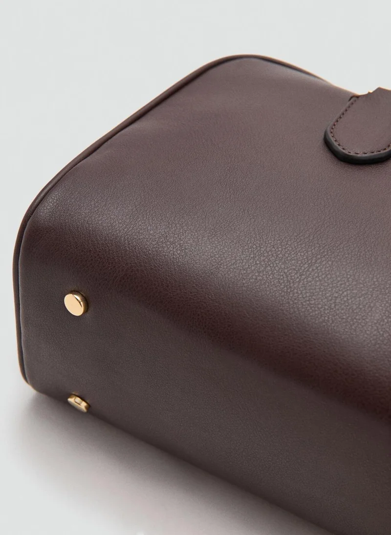 MANGO  Medium bowling bag with charm detail for Women | Best Price UAE